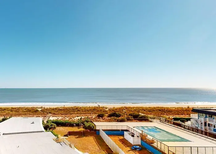 Oceanfront With Great Balcony Ac Wifi & Shared Pool - Steps To Ocean City